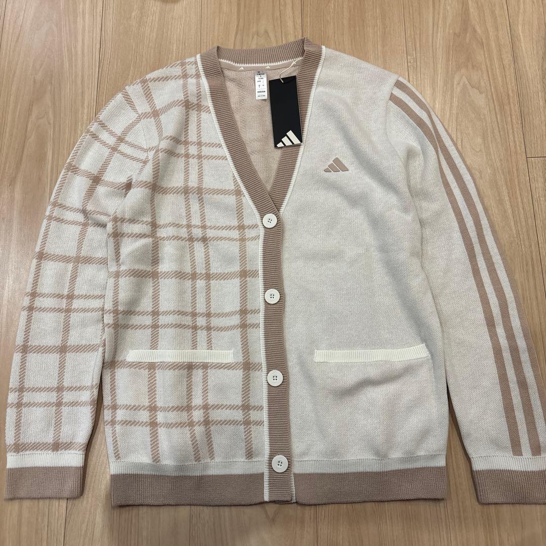 新品 アディダスゴルフ ニットセットアップ（カーディガン＆スカート）Lサイズ