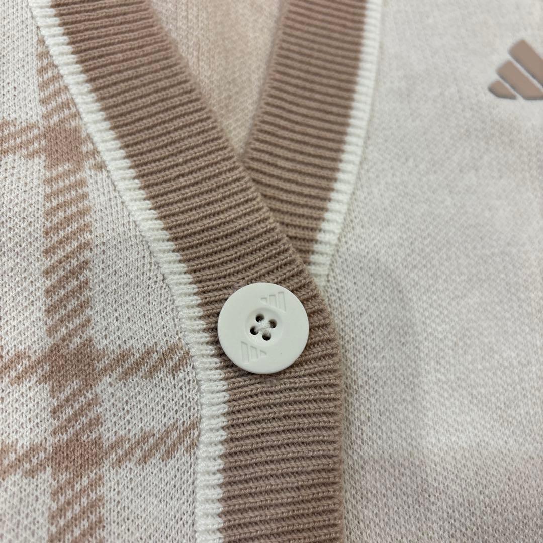 新品 アディダスゴルフ ニットセットアップ（カーディガン＆スカート）Lサイズ