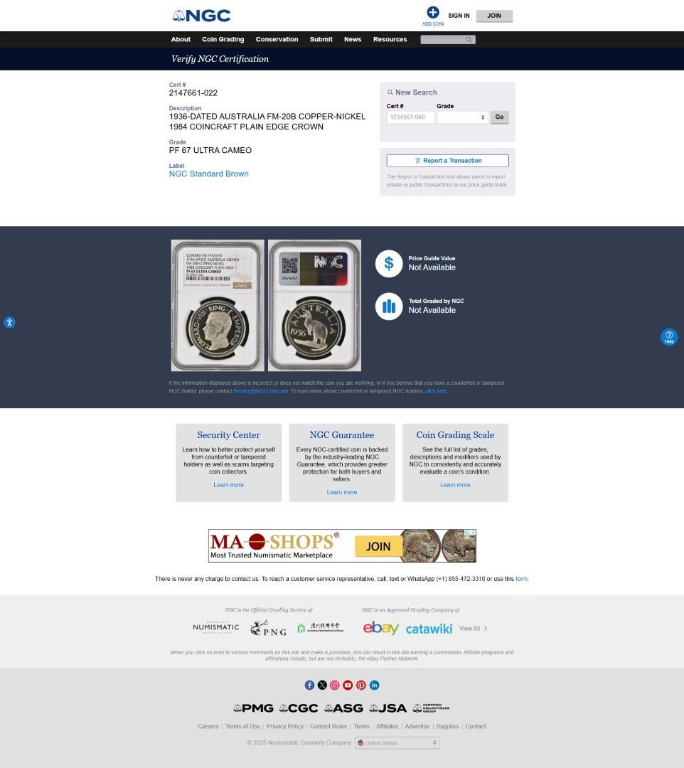 NGC-PF67 64 ウルトラカメオ　豪州　ファンタジークラウン　２枚セット