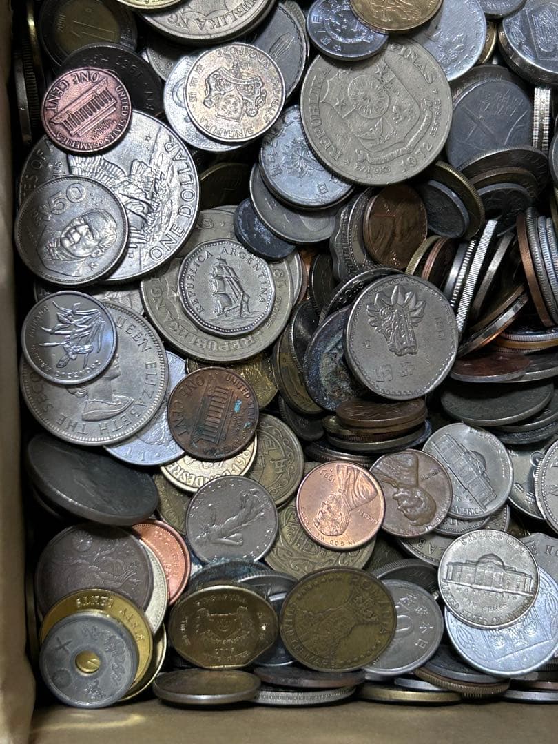 海外　銅貨　古銭　11.1キロ　世界貨幣　銅貨　日本　メダル