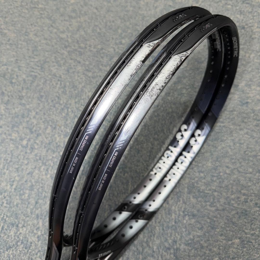 E ZONE 100 ブラック×グレー G2 2本マッチペア 中古品