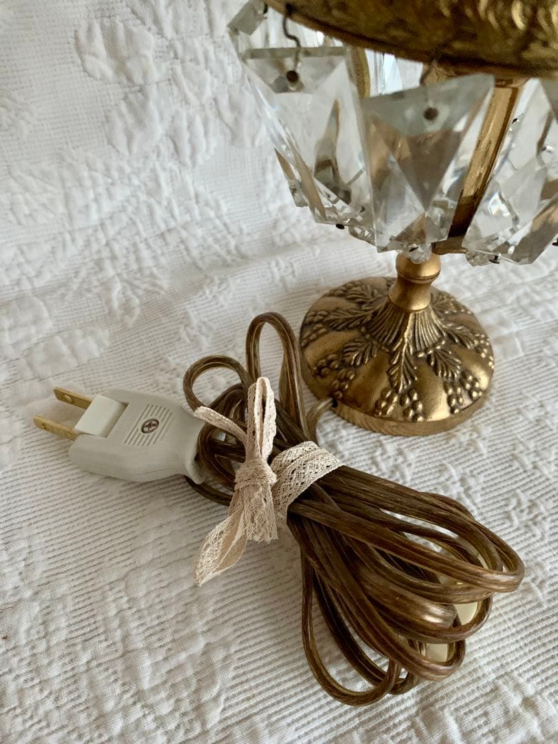 フランスビンテージ/アンティークエンパイアテーブルランプ※シャンデリア※