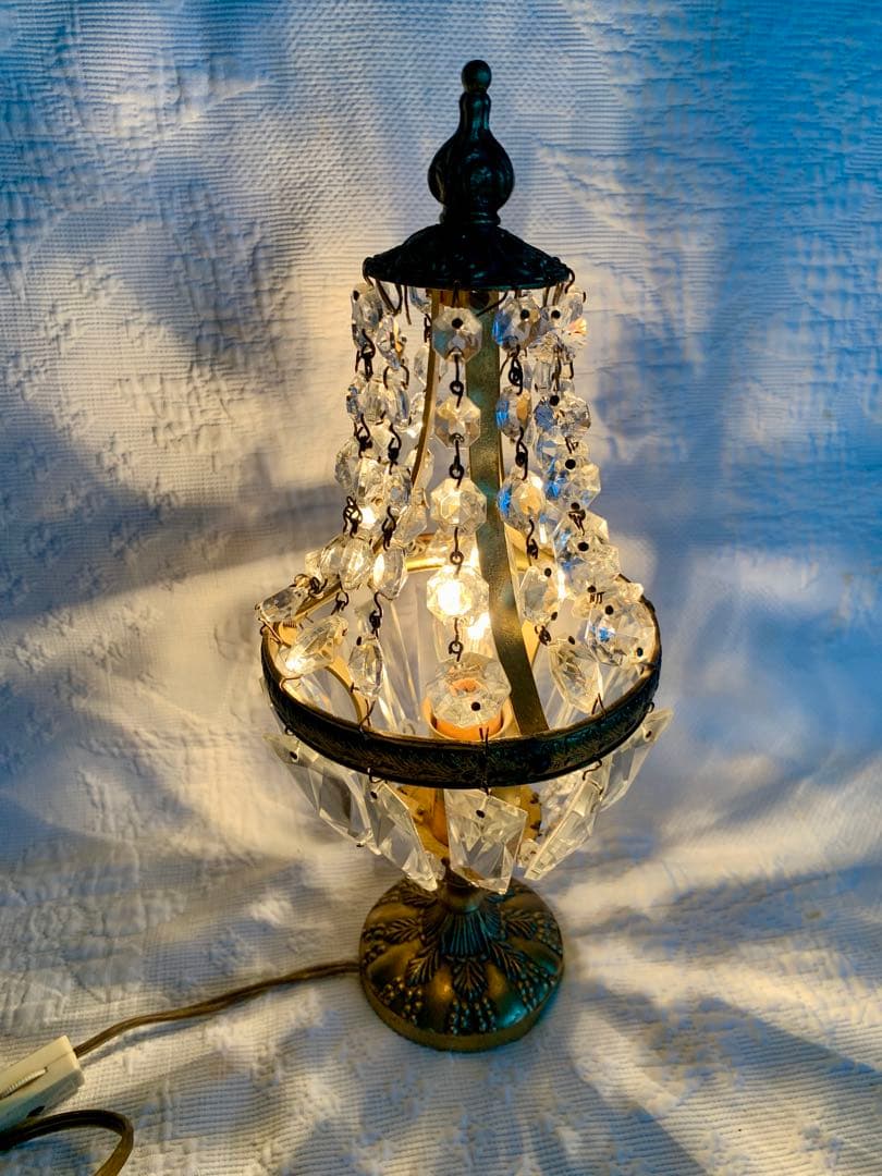 フランスビンテージ/アンティークエンパイアテーブルランプ※シャンデリア※