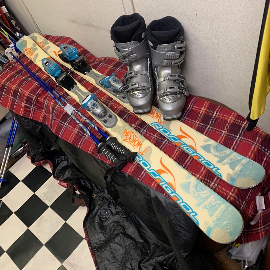 ロシニョール スキー板 ブーツ ストック付き 女性用