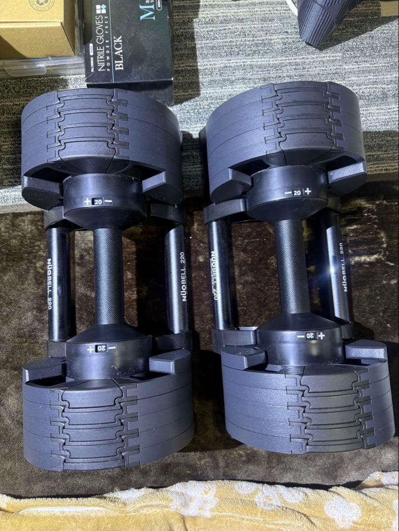 NÜOBELL 220 可変式ダンベル 20キロ 2セット