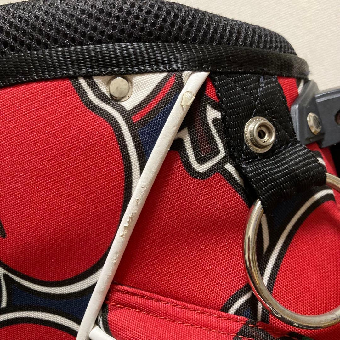希少 パーリーゲイツ キャディバッグ ゴルフバッグ りんご 林檎 アップル