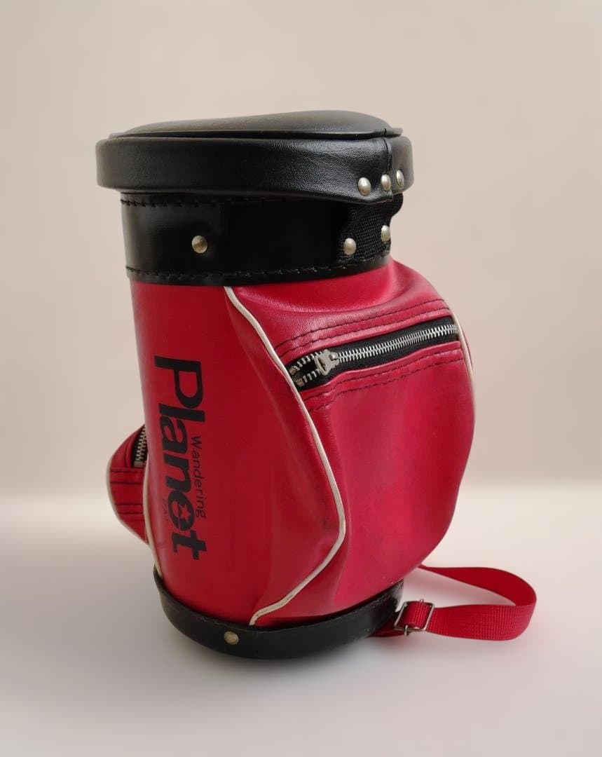 【希少中古】Wandering Planet ミニキャディーバッグ[赤]