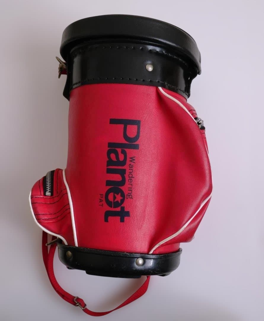 【希少中古】Wandering Planet ミニキャディーバッグ[赤]