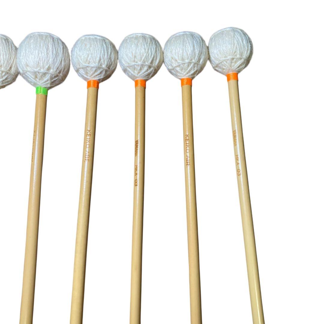 希少✨ヤマハ　マリンバマレット（安倍圭子モデル）8本セット　匿名配送　送料無料‼︎