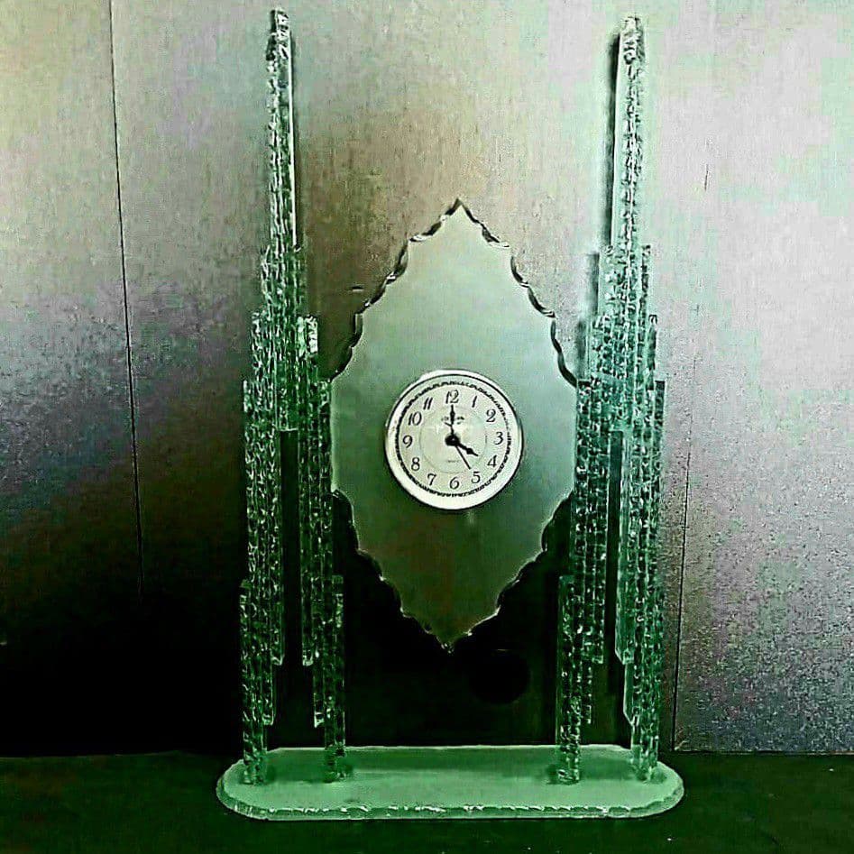 MURANO ムラノ ガラス 氷山 モチーフ 振り子時計 ベネチアン ムラーノ