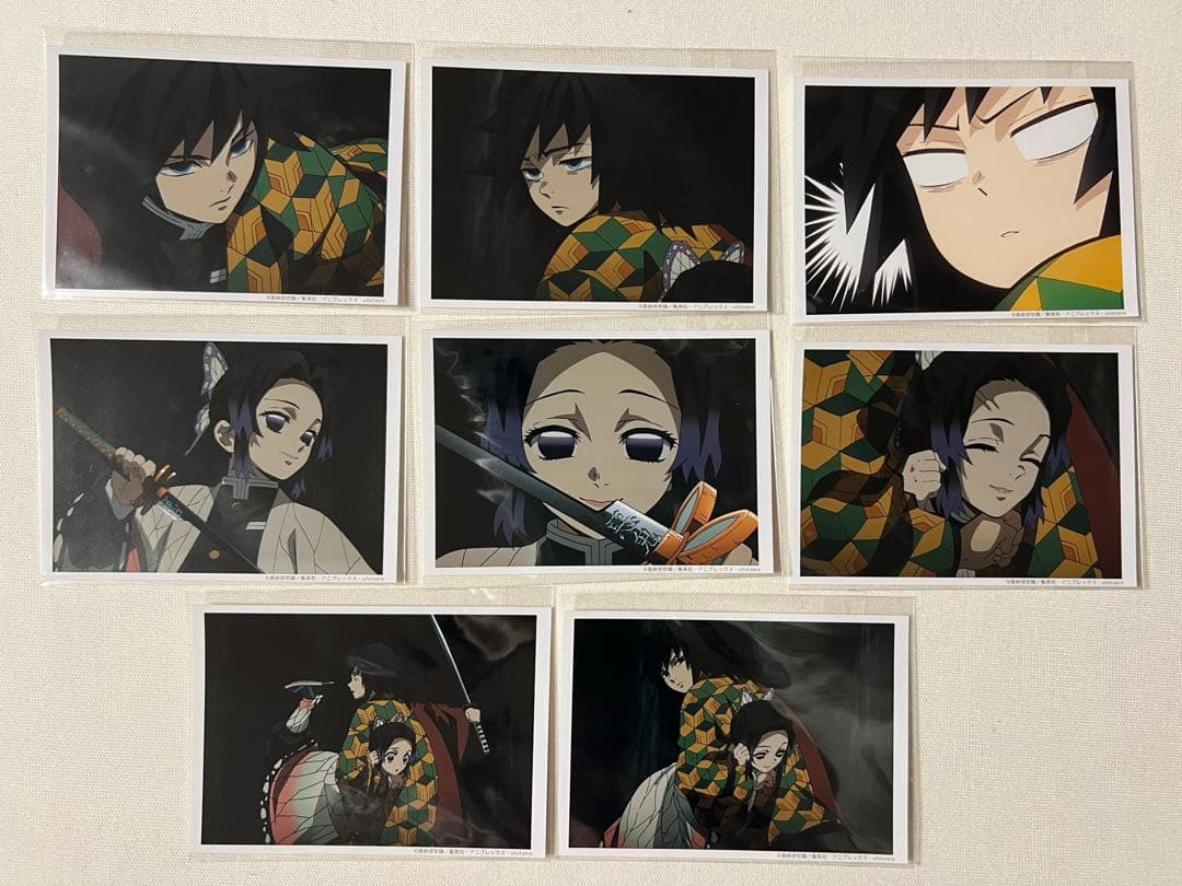 鬼滅の刃　場面写ブロマイド　義勇　しのぶ