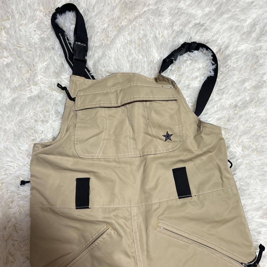 美品　Burton バートン　ビブパンツ　ベージュ