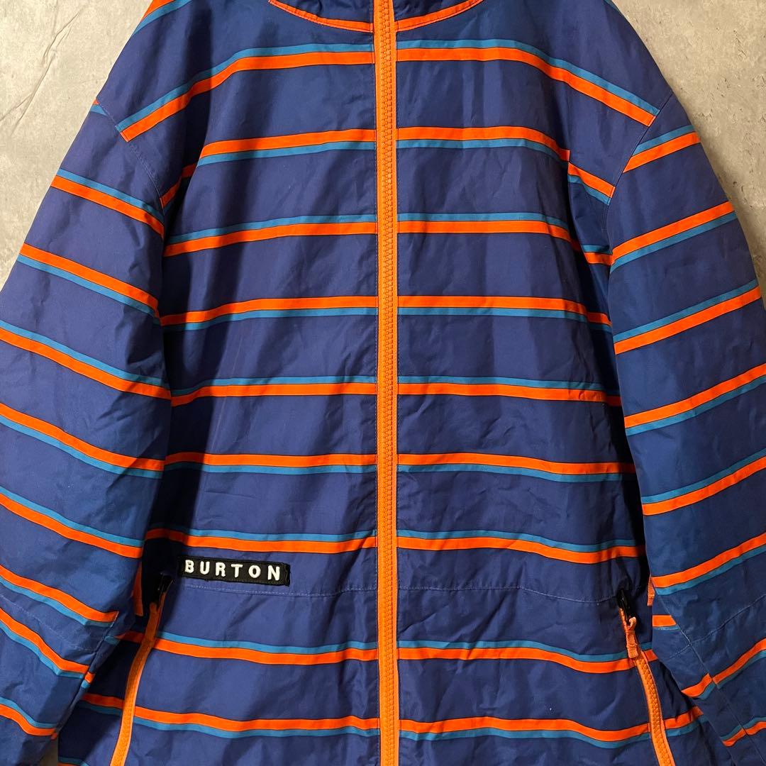 BURTONバートンスノーボードジャケットスキーウェアパーカーボーダー青ブルー紺