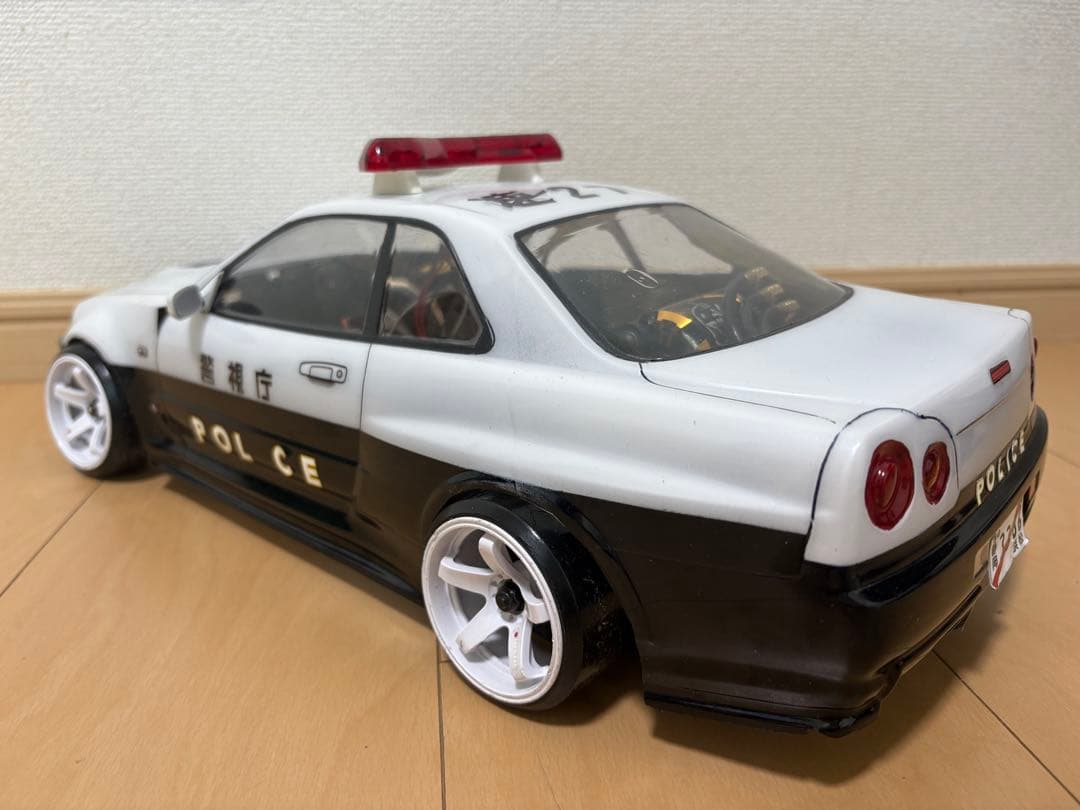 ⭐️ラジドリフルセット　ラジドリ引退品　タミヤ34GTRパトカー