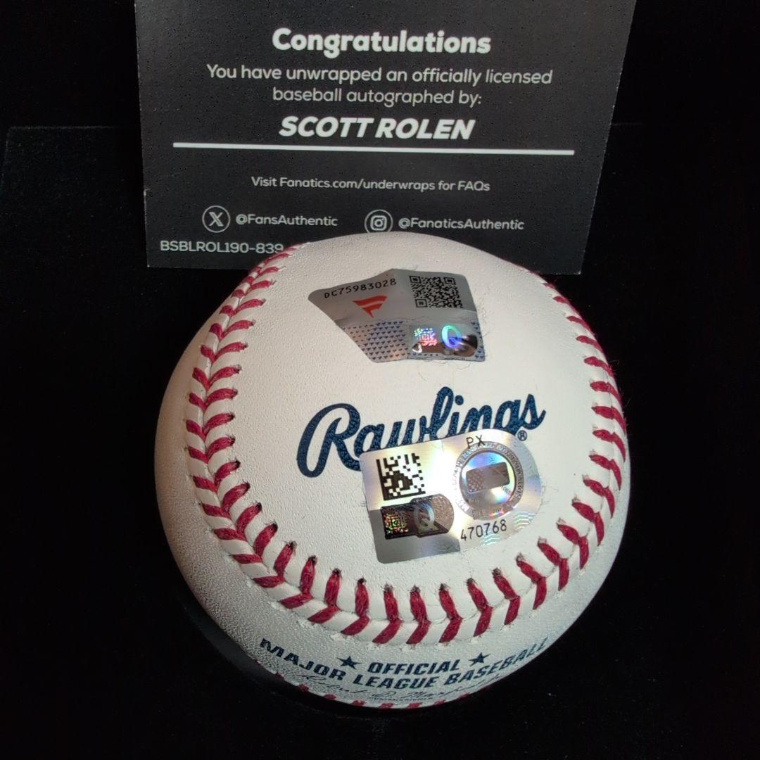 Fanatics Under Wraps スコット・ローレン　直筆サインボール