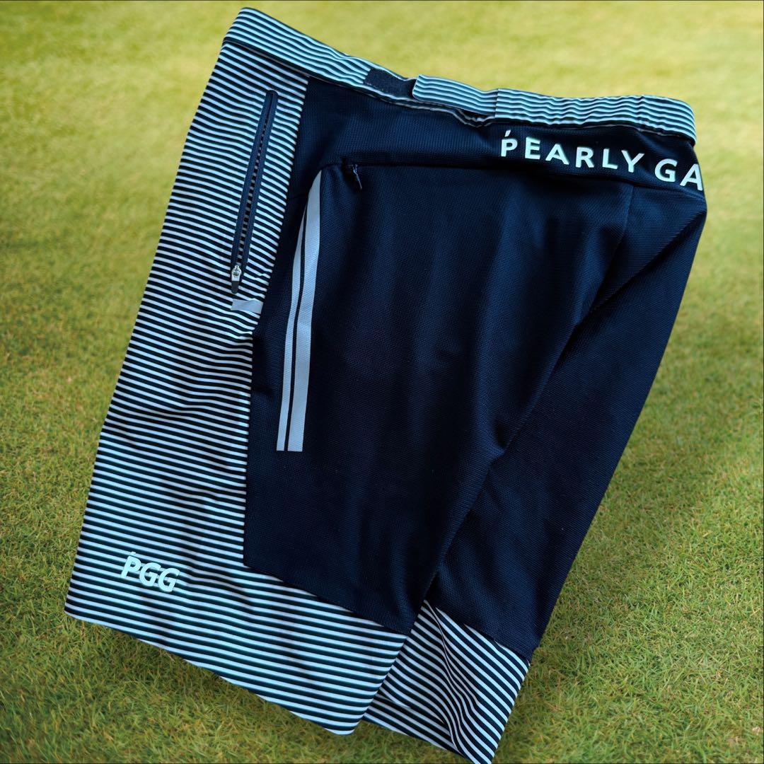 パーリーゲイツ　PGG ハーフパンツ　短パン　5 L〜XL相当 白　紺　ネイビー
