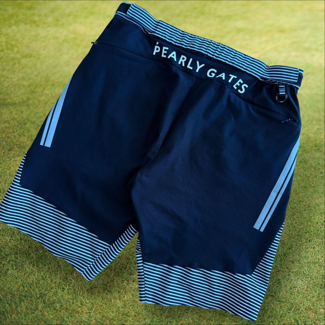 パーリーゲイツ　PGG ハーフパンツ　短パン　5 L〜XL相当 白　紺　ネイビー