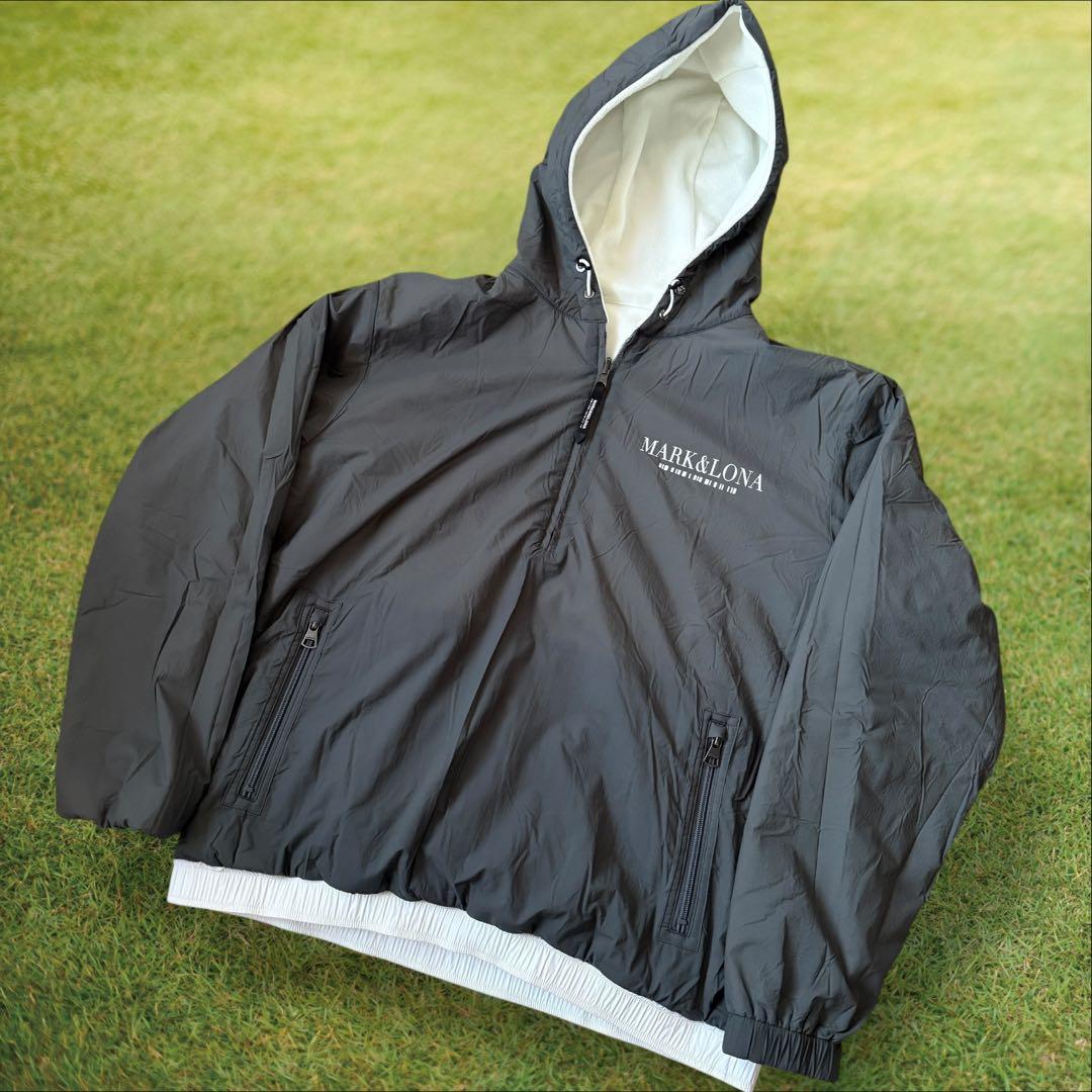 現行タグ　マークアンドロナ　ジャケット　リバーシブル　XL〜XXL ブルゾン　白