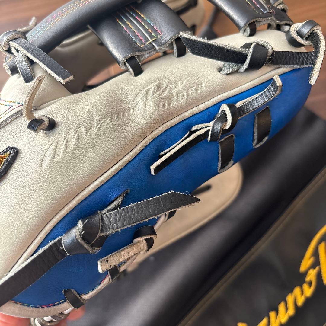 ミズノプロ　AXI① 軟式オプションオーダー　グローブ　HAGA JAPAN製