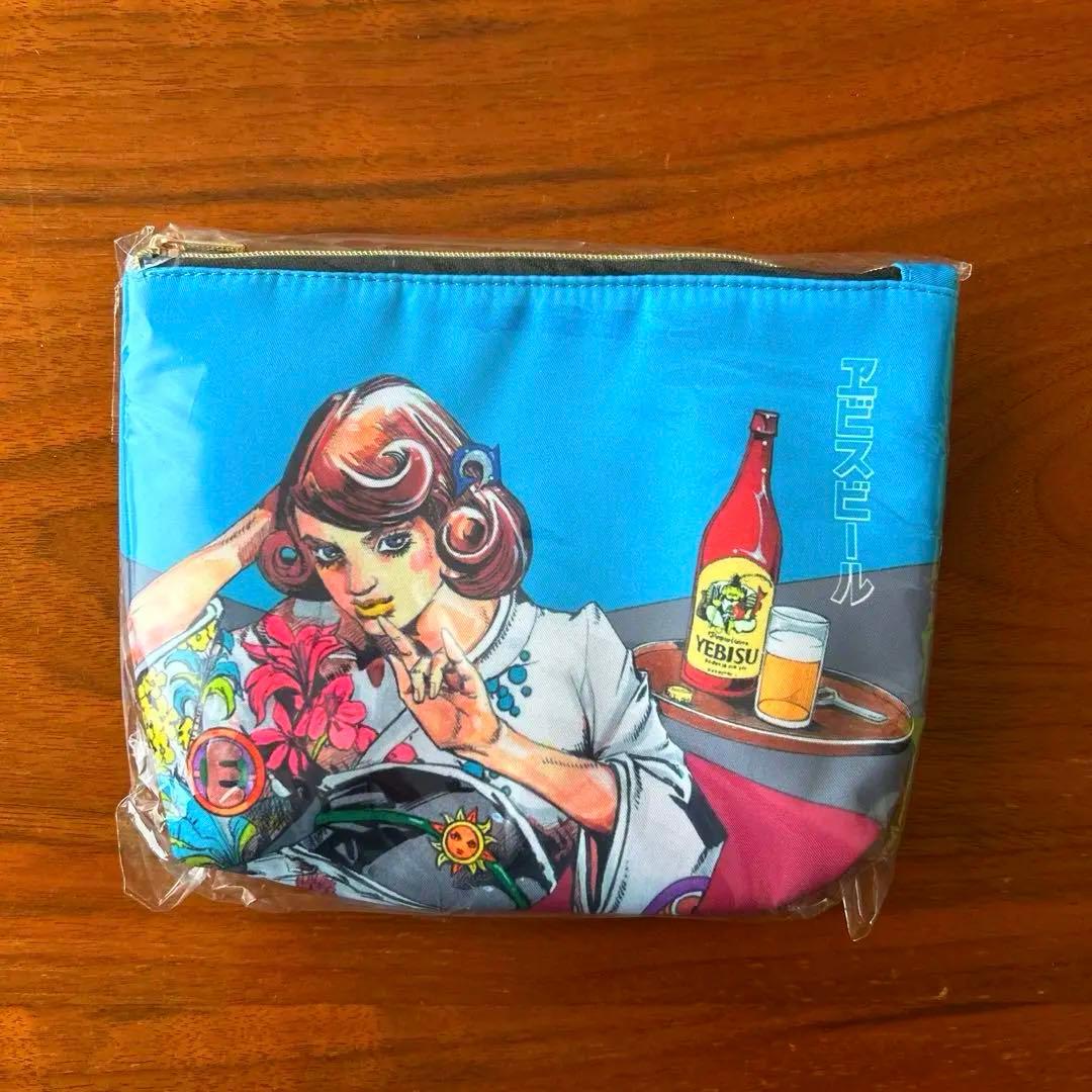 新品未開封　エビスビール　荒木飛呂彦　ポーチ　恵比寿　ジョジョ