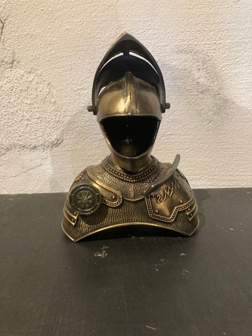 アルマニャック　ボトルカバー　部品外れ有　甲冑　金属製