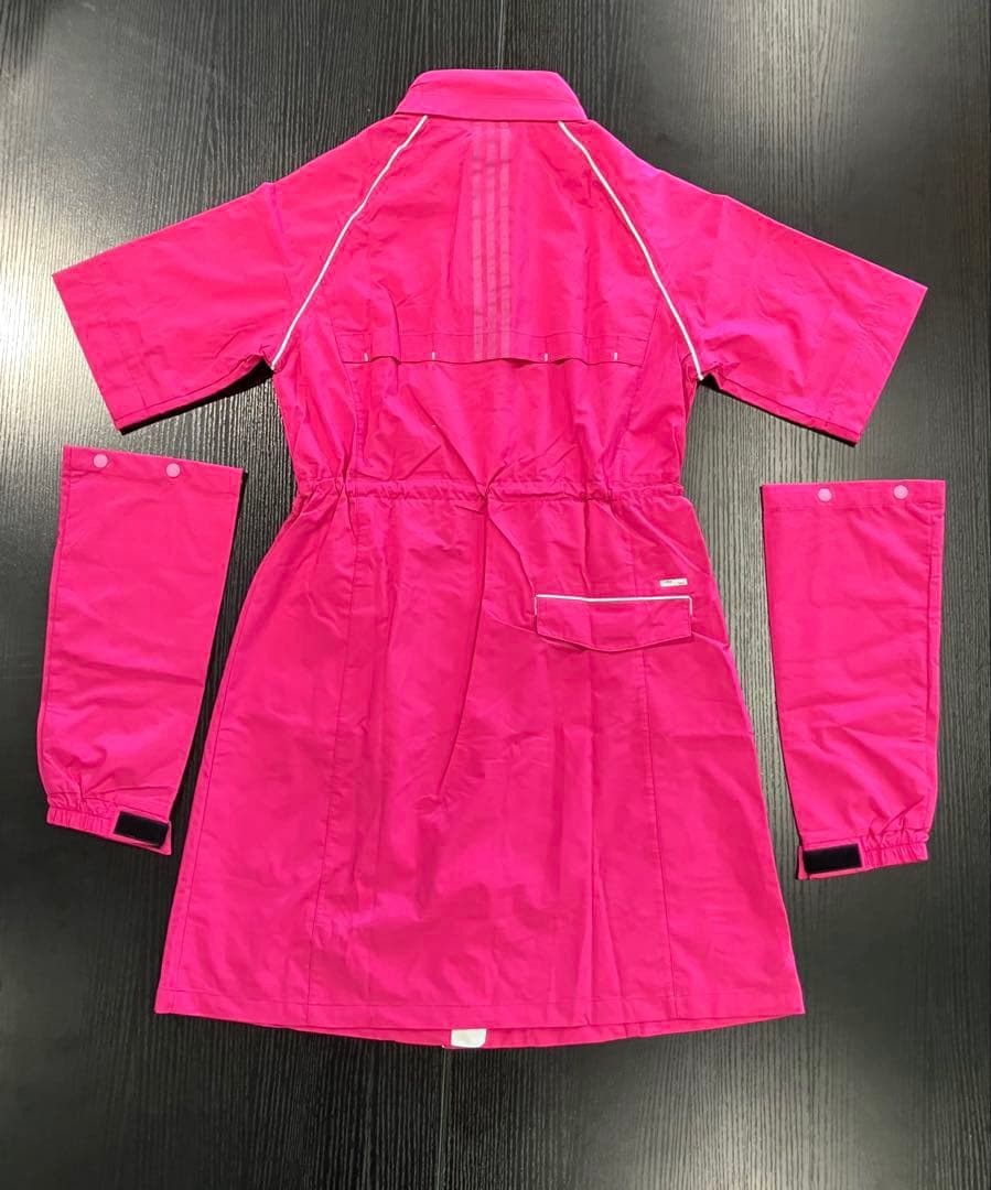 最終値下げ 新品 未使用 ピンク レディース M レインウェア アディダス 桃色