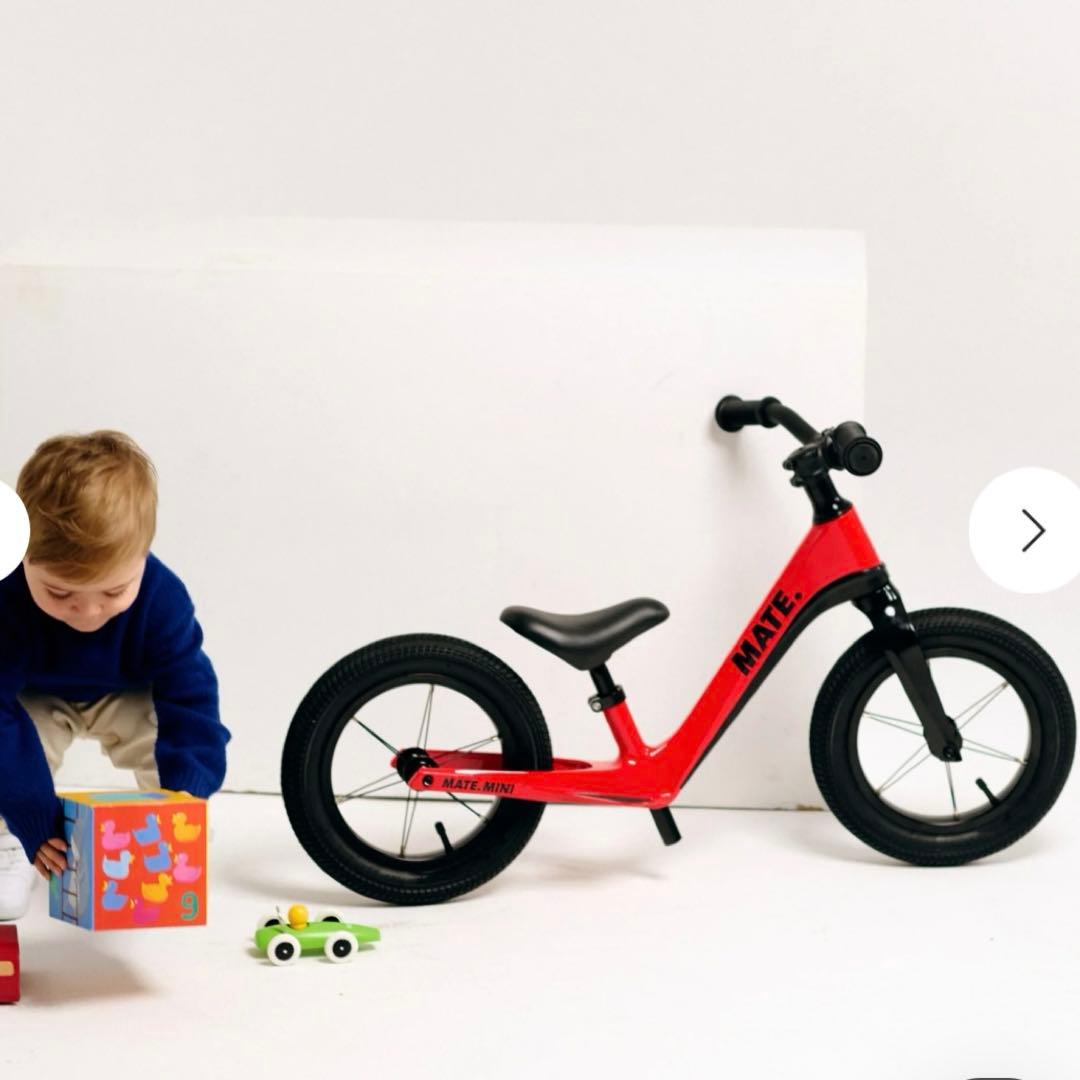 新品 MATE mini キックバイク レッド