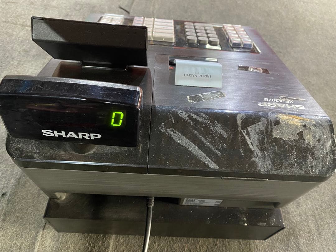 権*六様 業務用　電子レジスタ　SHARP XE-A207B