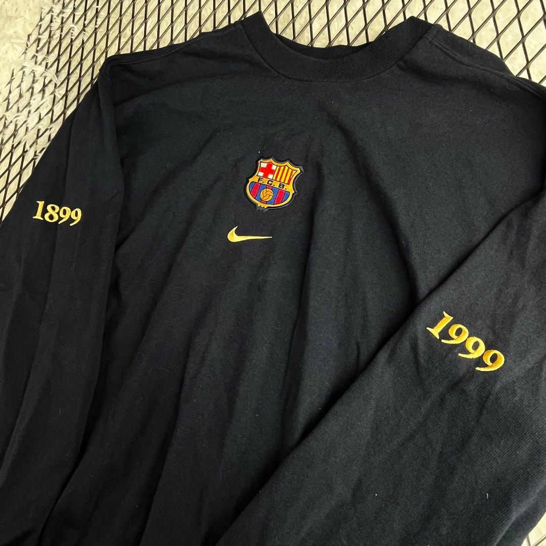 希少　ヴィンテージ　NIKE FCバルセロナ100周年記念 スエット　90年代