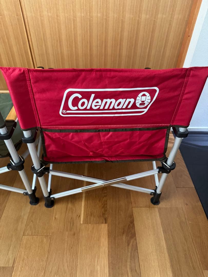 Coleman アウトドアチェア ツーウェイキャプテンチェア レッド グリーン