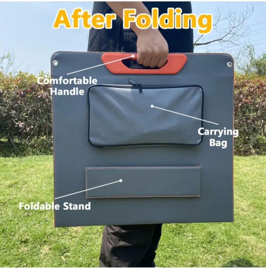 折りたたみソーラーパネル 100W