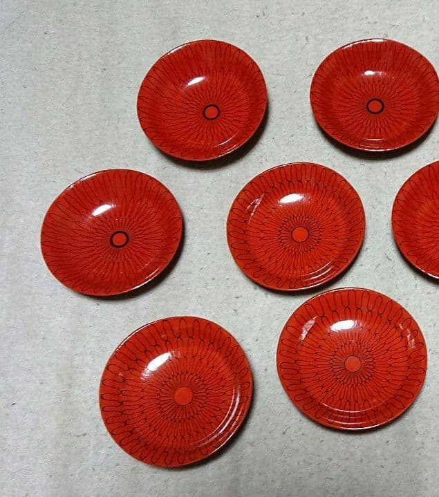 茶道具漆器 手塩皿 10枚