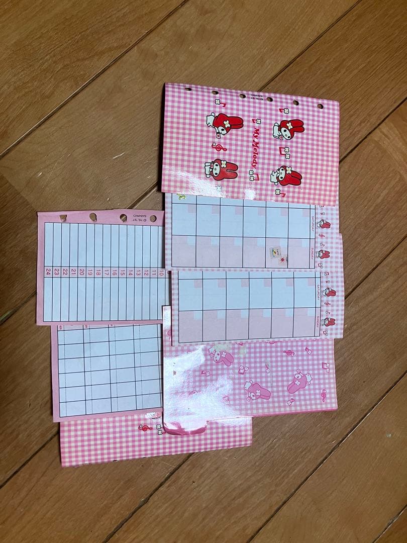 マイメロディ 1997 スケジュール帳 システム手帳