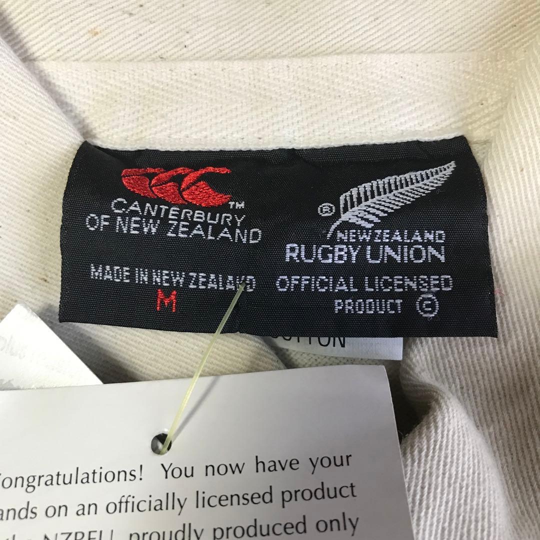 カンタベリー オブニュージーランド　オールブラックス　ラガーシャツ　タグ付き