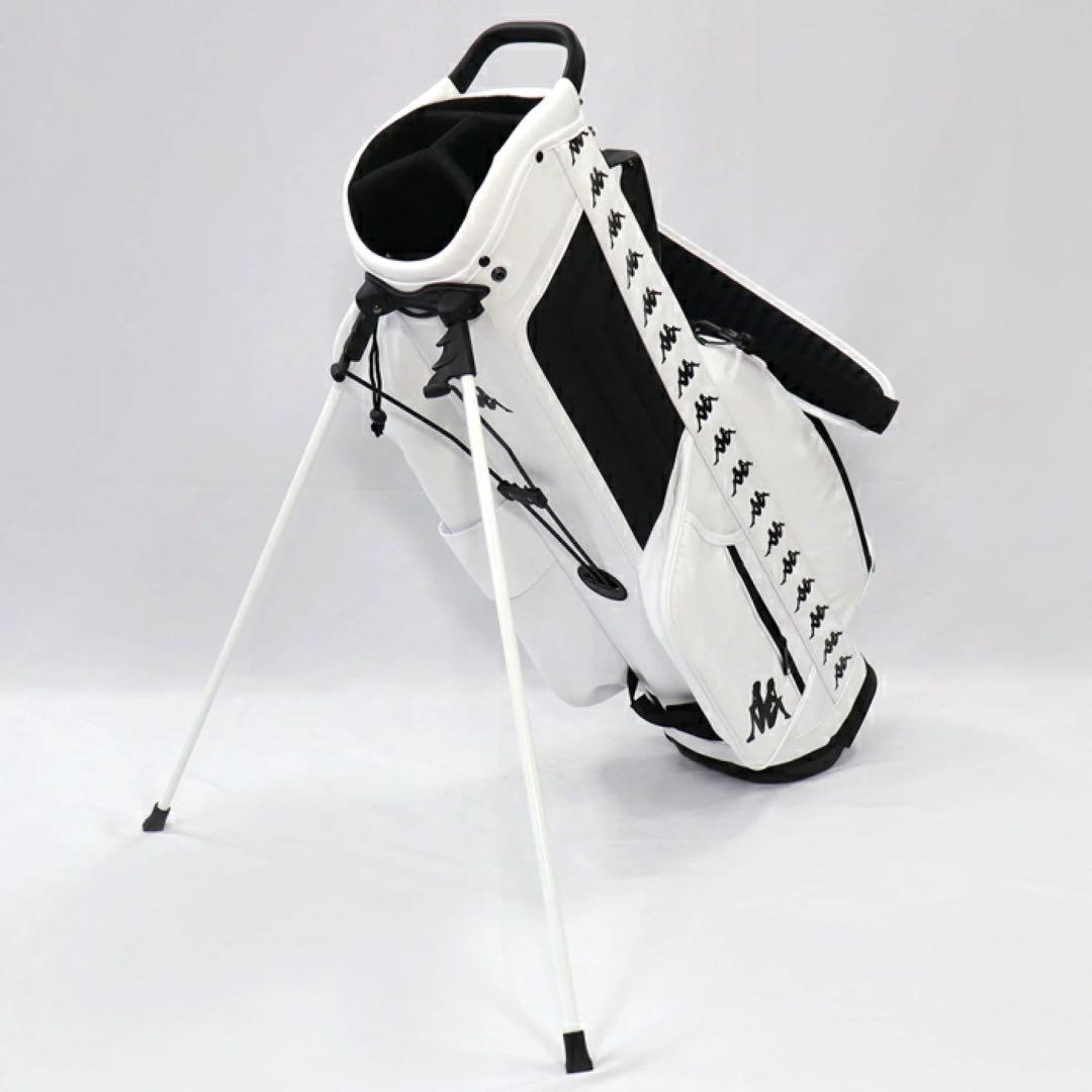 【新品】カッパ ゴルフ KP-CB0002 スタンド キャディバッグ 8.5型白