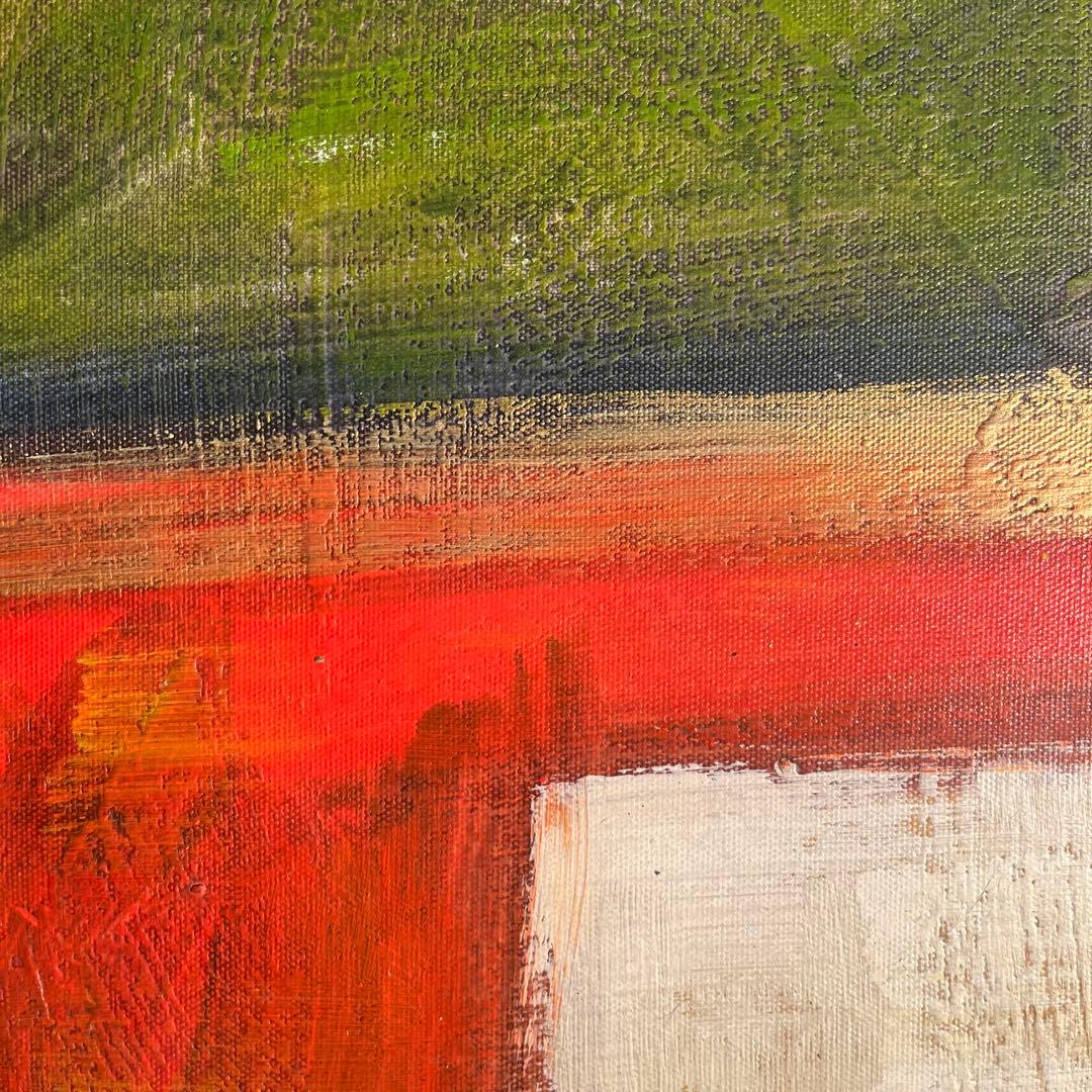 手描き油絵 抽象画 ウォールアート 額付 絵画 インテリア 油彩画