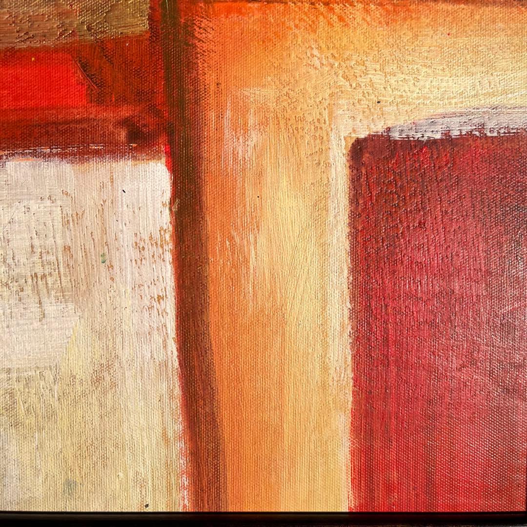 手描き油絵 抽象画 ウォールアート 額付 絵画 インテリア 油彩画