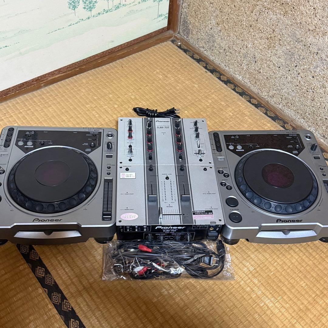 【極美品】Pioneer パイオニア　CDJ-800 DJM-707