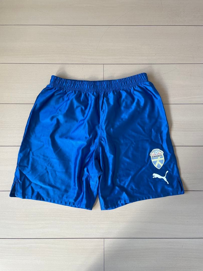 大津高校 サッカー部 トレーニングウェア 青 半袖＋パンツ