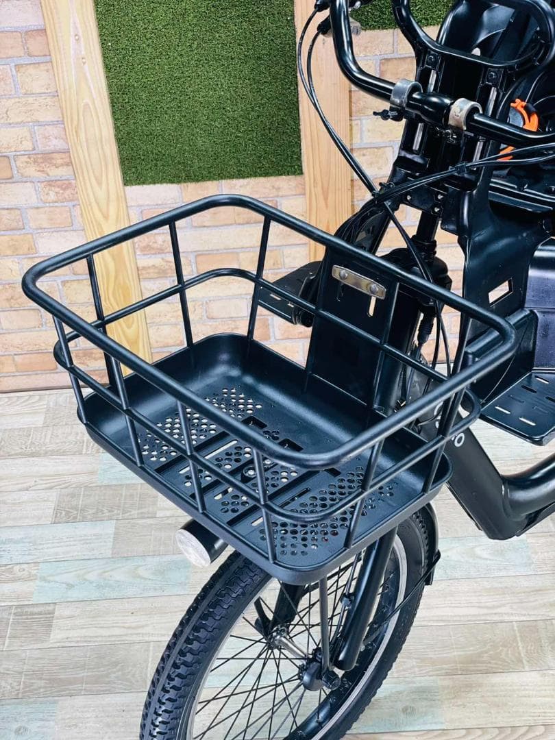 ブラック系 最高峰 王様 ギュットアニーズ子供乗せ電動アシスト H2839