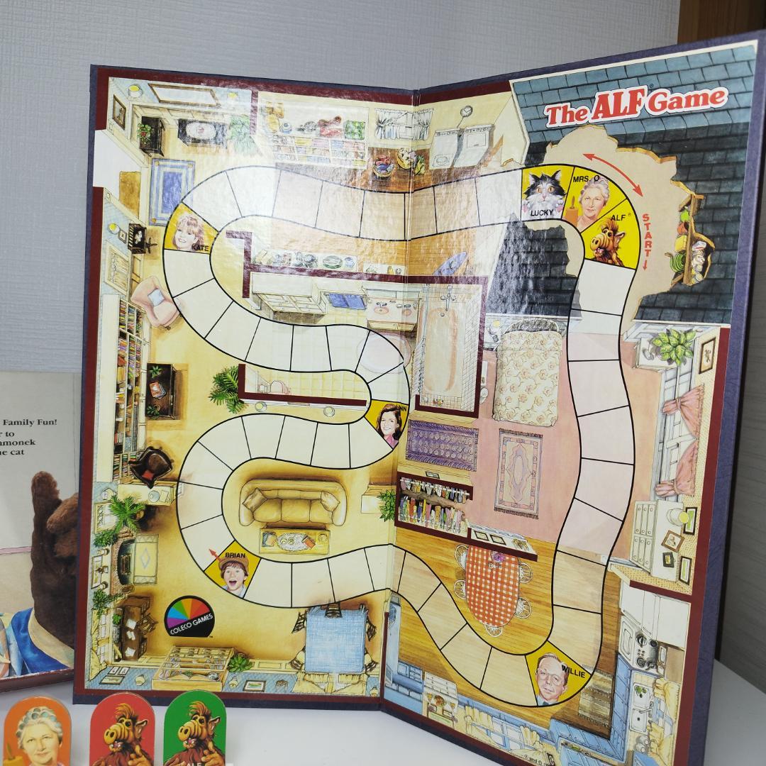 ALF アルフ ボードゲーム The ALF Game コレコ社 ビン h175