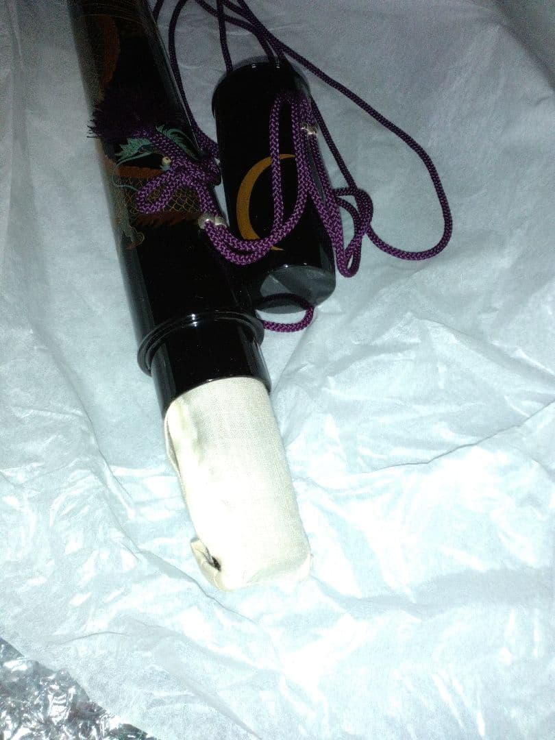 村*様 本漆塗り　龍笛筒