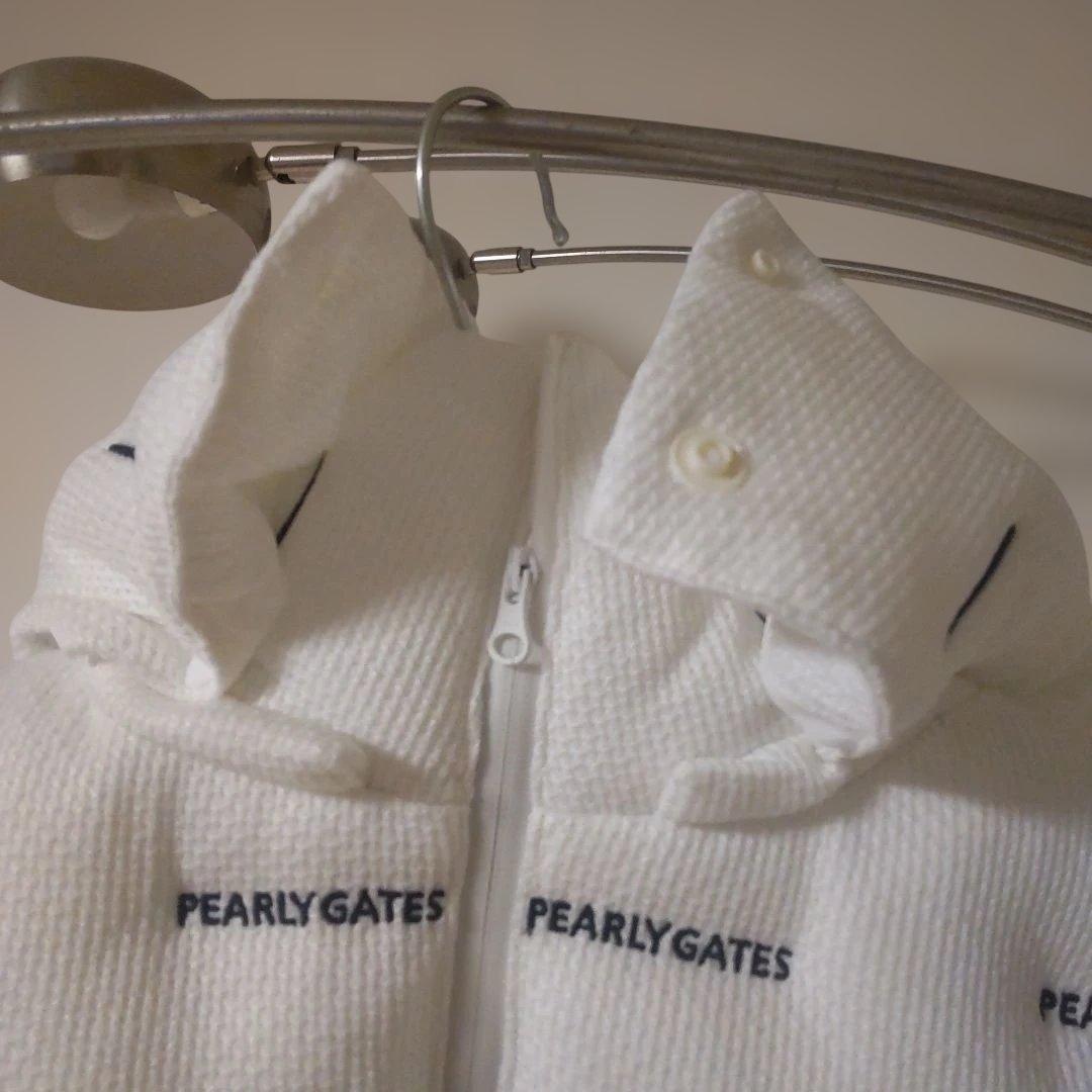 PEARLY GATES フード付きベスト ホワイト