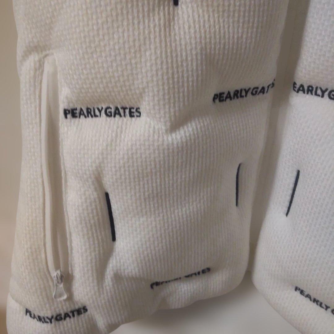 PEARLY GATES フード付きベスト ホワイト