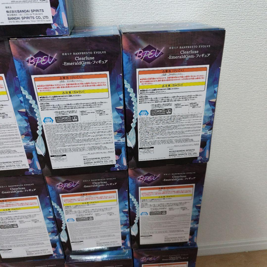 初音ミク ClearLuxE-EmeraldGem フィギュア　13個