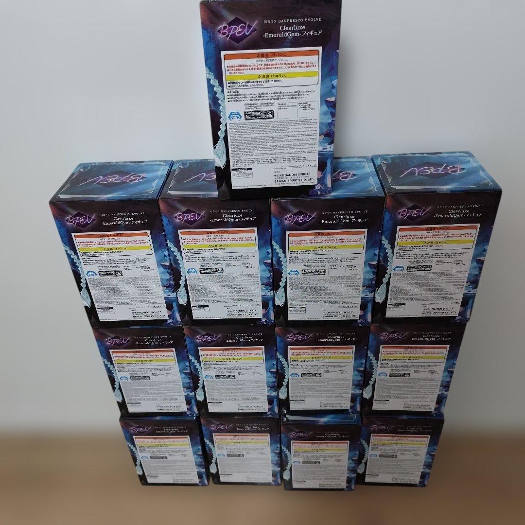 初音ミク ClearLuxE-EmeraldGem フィギュア　13個