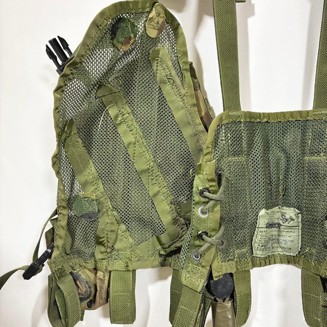 米軍 実物 タクティカルロードベアリングベスト 初期型モデル 迷彩