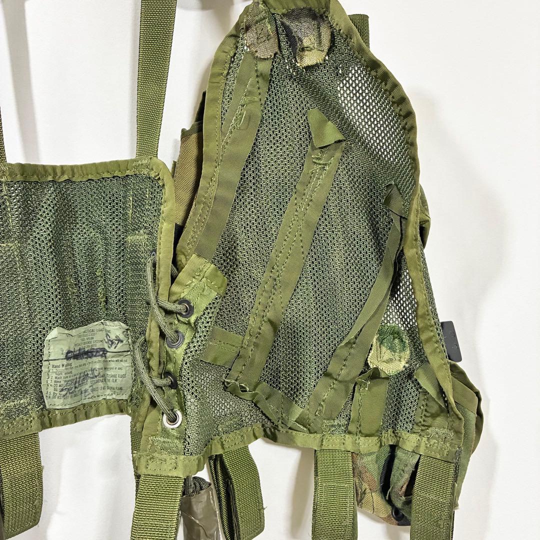 米軍 実物 タクティカルロードベアリングベスト 初期型モデル 迷彩