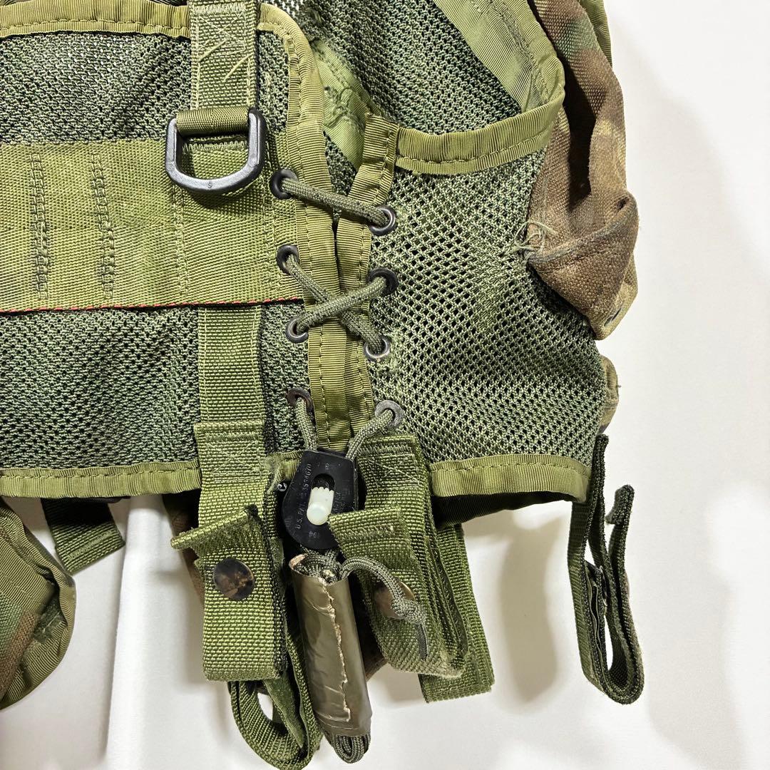米軍 実物 タクティカルロードベアリングベスト 初期型モデル 迷彩