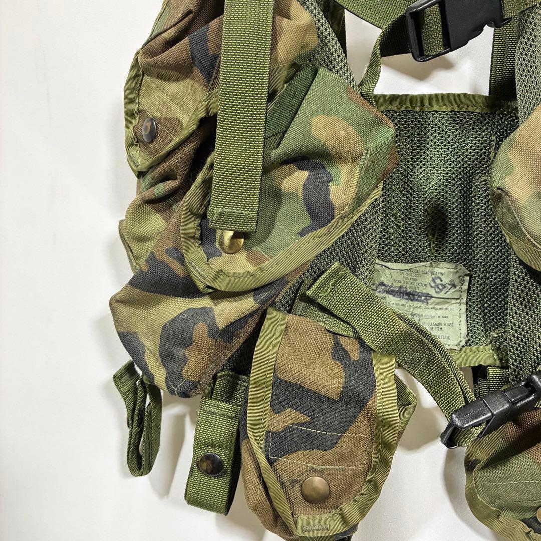 米軍 実物 タクティカルロードベアリングベスト 初期型モデル 迷彩